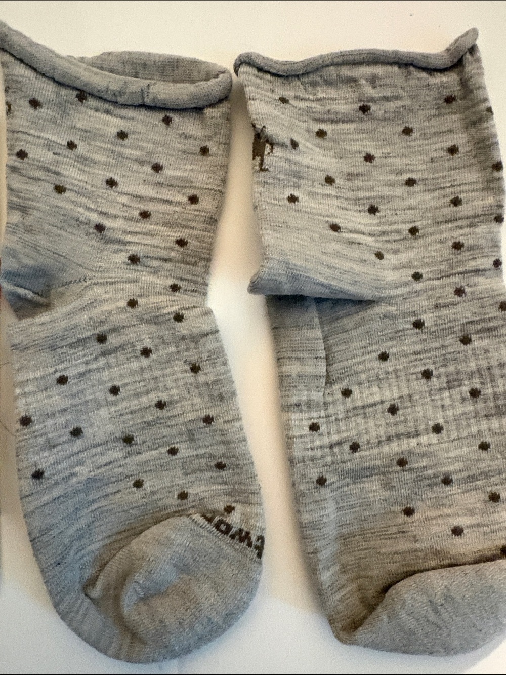 Smartwool Unisex Everyday Dot Ankle Socks With Zero Cushion Ash Color Size Small - Picture 2 of 6